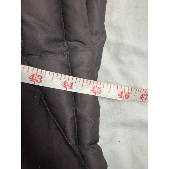 Patagonia Women Down Long Puffer Coat downtown Loft chocolate Brown Sz M Hooded - Picture 9 of 16